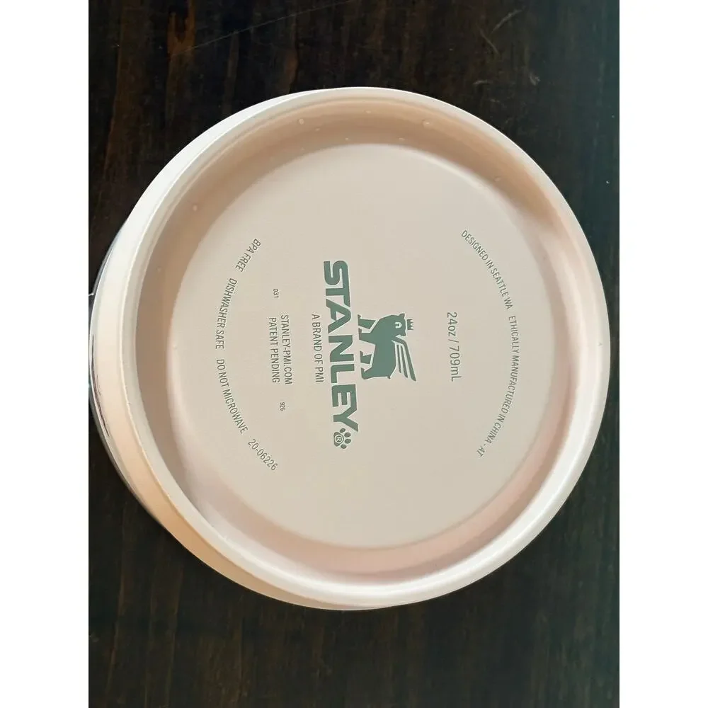 Stanley 24 oz Dog Bowl Pink Cowgirl Cowboy Hat Stainless Steel Pet Bowl NWOT
